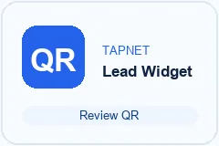 Small TAPNET Lead Widget Review QR thumbnail.