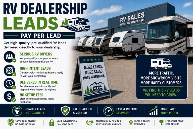 RV Dealerships Leads