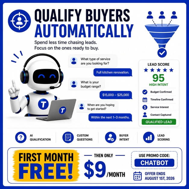 TAPNET AI Assistant qualify buyers automatically