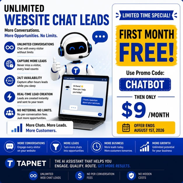 Unlimited Website Chat Leads